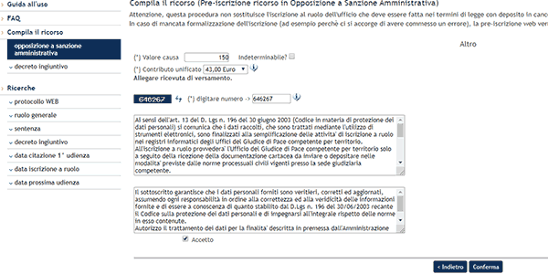 La preiscrizione a ruolo del ricorso 9 preiscrizione a ruolo