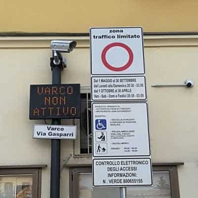 ZTL segnale di divieto 1 segnale ztl