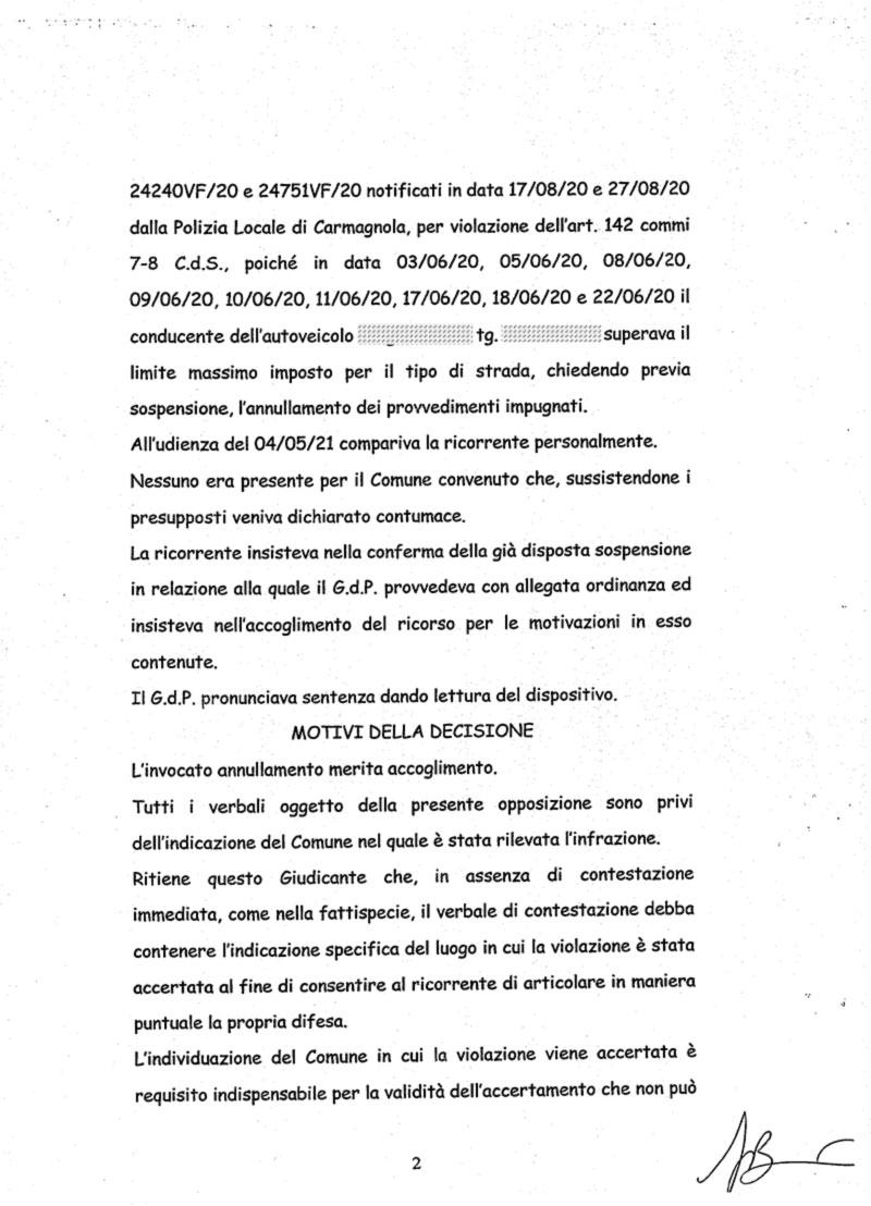 Autovelox di Carmagnola 3 alba 2