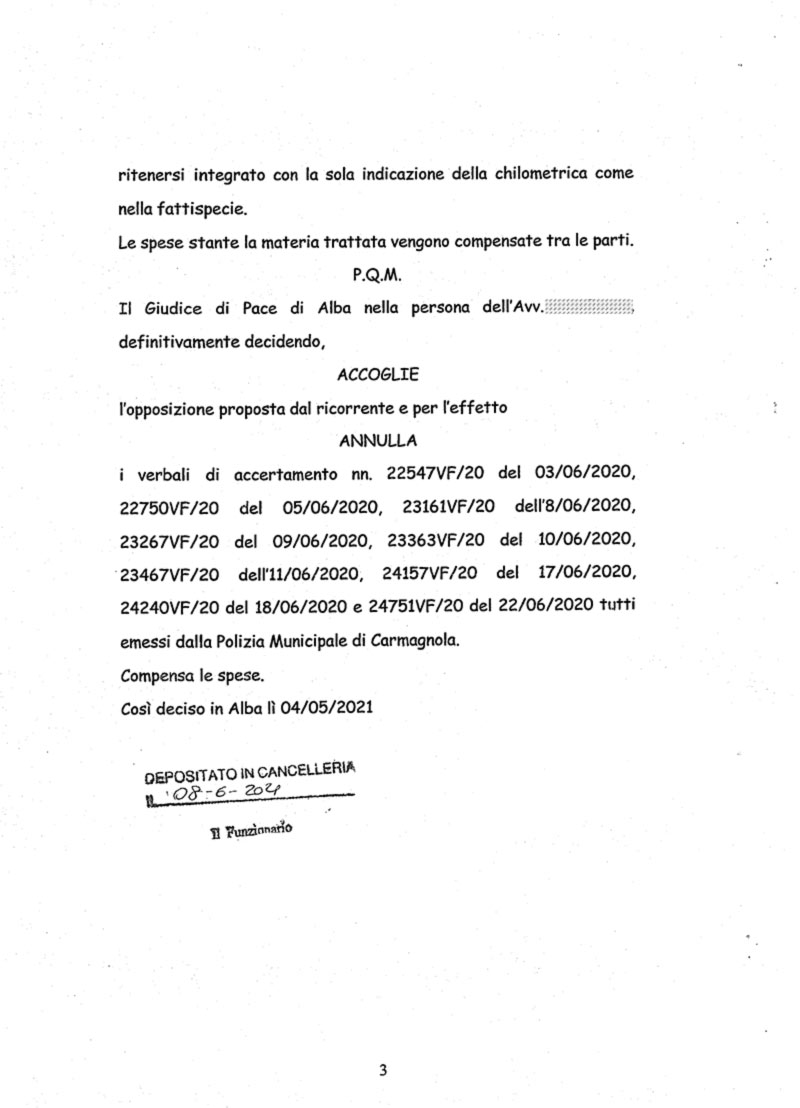 Autovelox di Carmagnola 4 alba 3