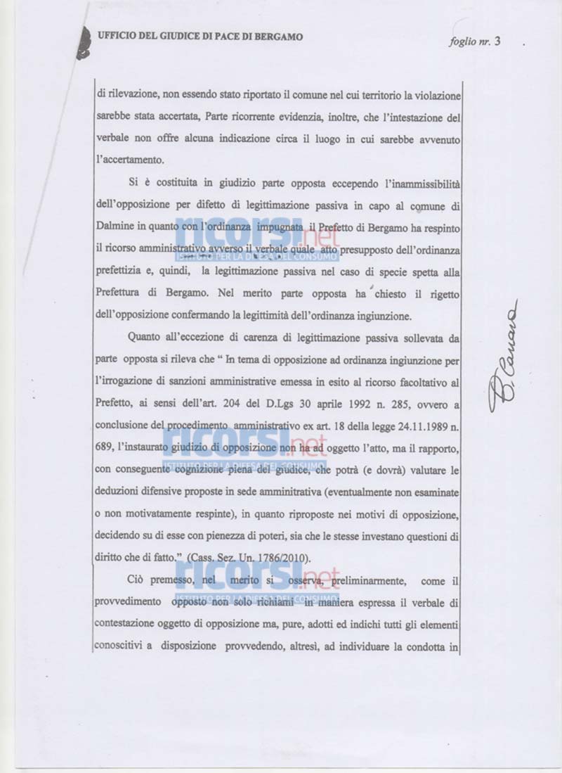 Semaforo di Dalmine: il Giudice annulla la multa 3 3